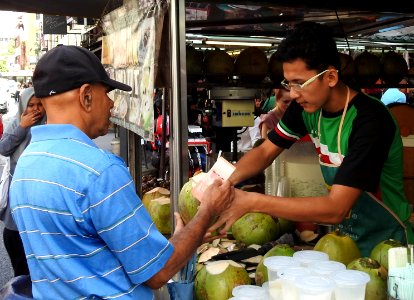 Buying Coconuts to Drink