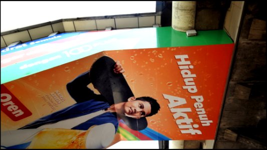 Look Up: Surrounded by Advertising.