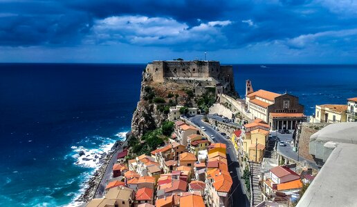 Calabria italy sea the strength of the photo