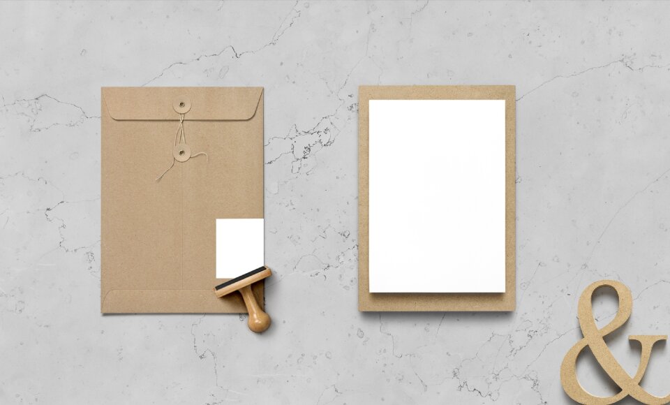 Branding stationery stamp