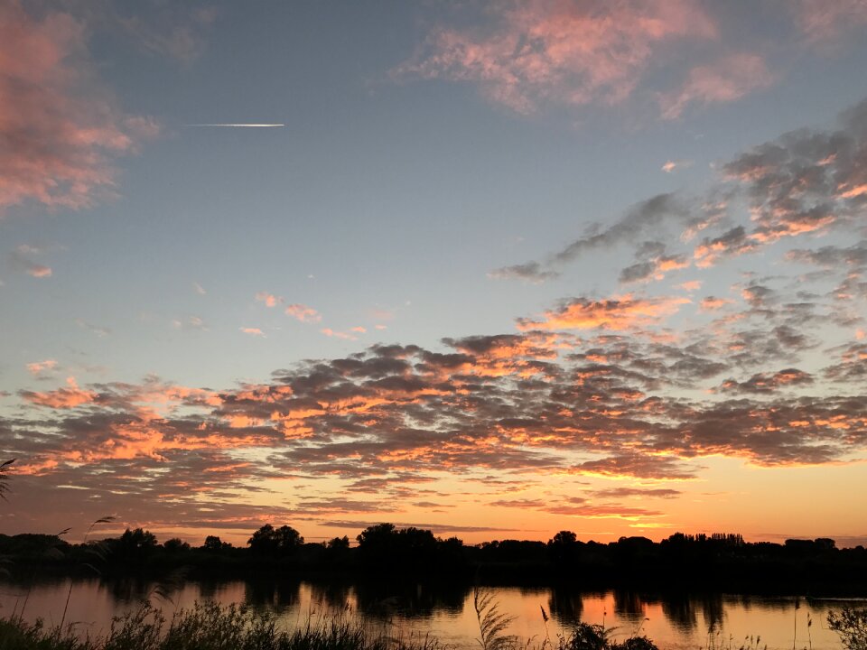 Landscape sun sunset