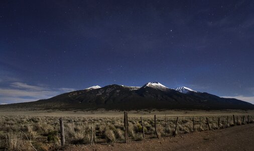 Mountain nature sky