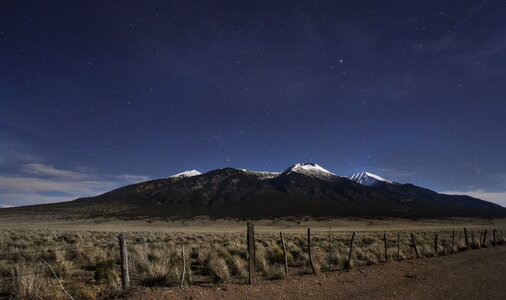 Mountain nature sky photo