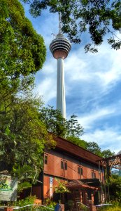 KL Tower from EcoPark Entrance photo