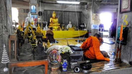 Construction Under the Big Buddha photo