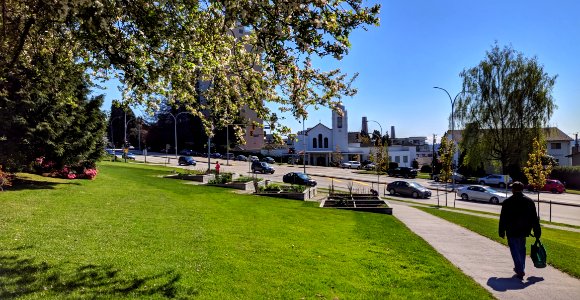 Spring in British Columbia - Community Garden Plots