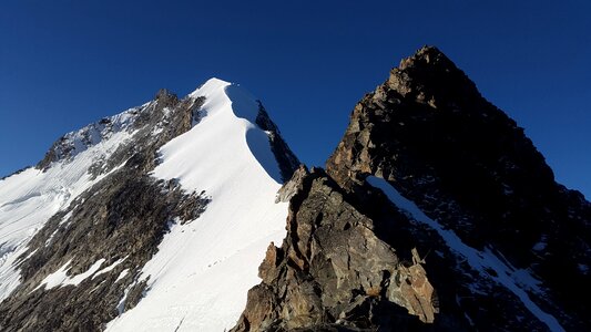Summit graubünden switzerland photo
