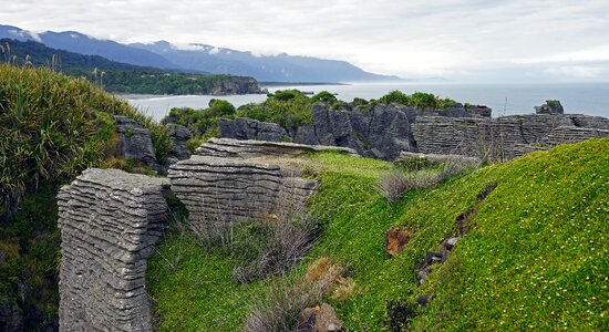 West coast south island cliff