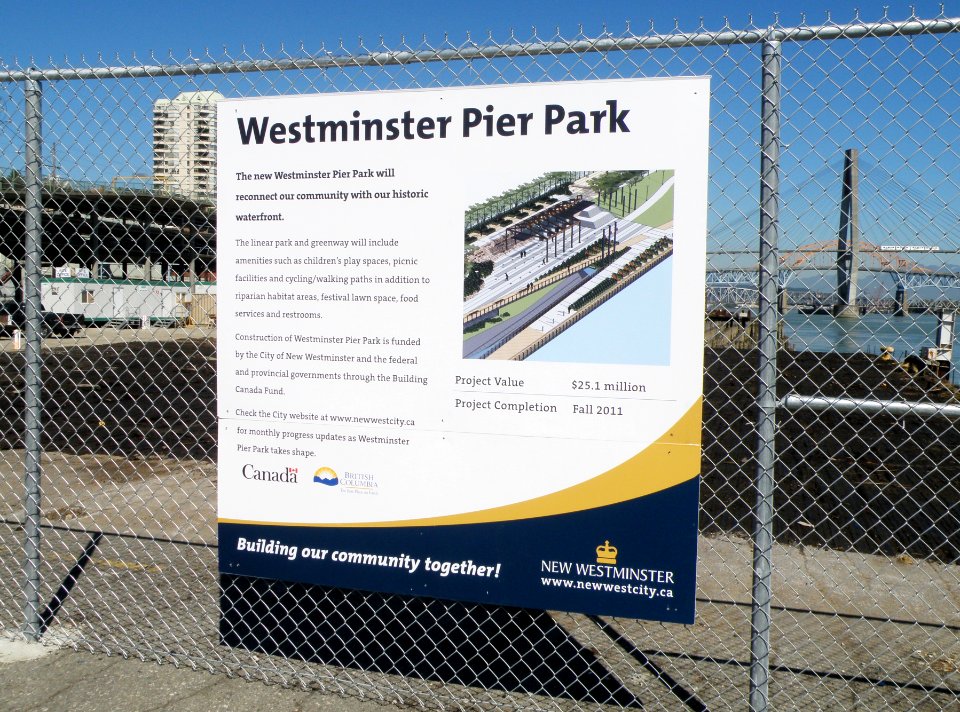 Westminster Pier Park Progress
