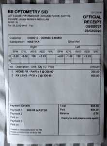 Eye Glass Prescription