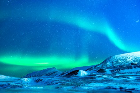 Aurora borealis ice adventure photo