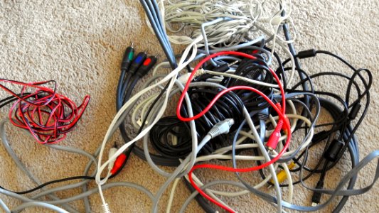 The Start of My Old Wire Pile
