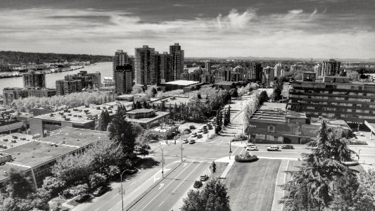 Towers Near New West SkyTrain Station