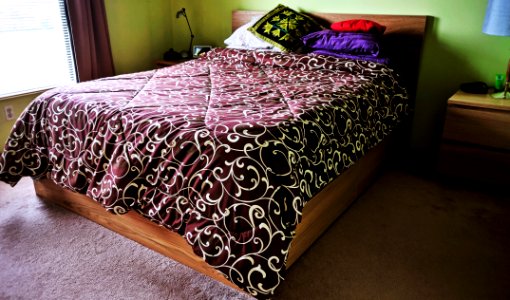 Love the New Bed's Storage Drawers