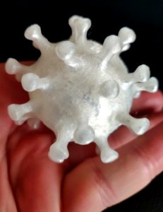 3D Printed Coronavirus Model photo