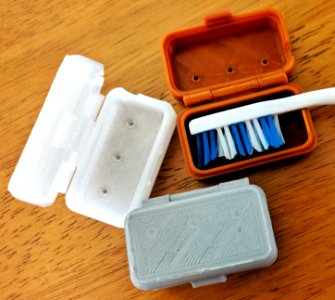 3D-Printed Travel Covers for Toothbrushes photo