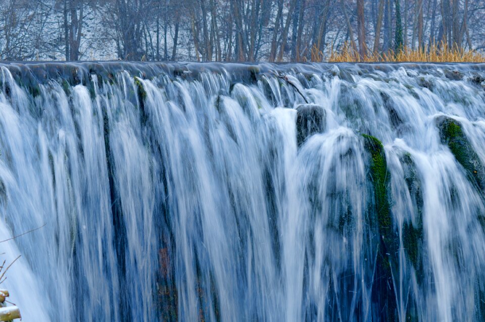 Cold winter stream photo