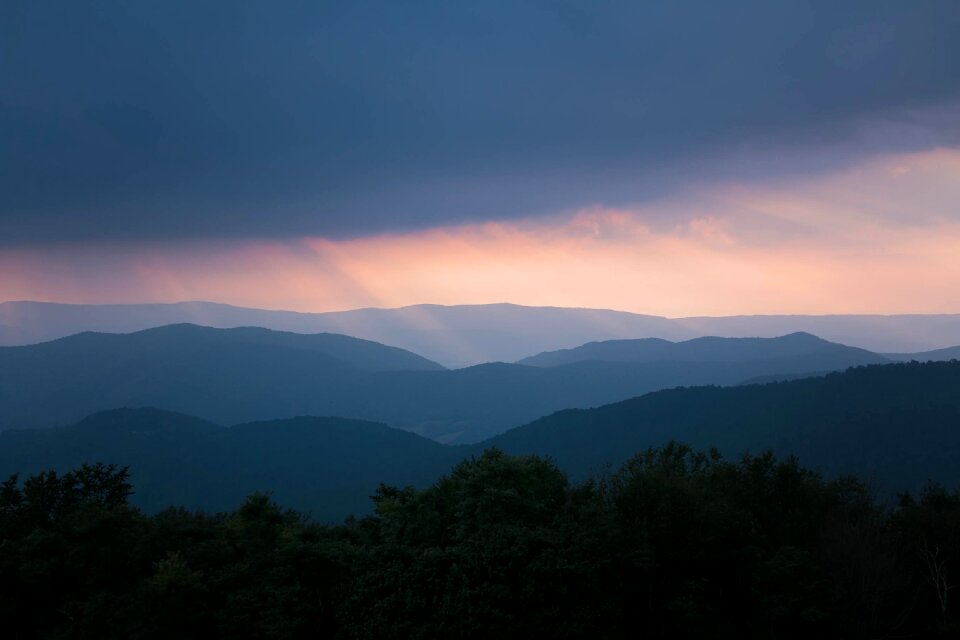 Evening scenic twilight