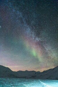 Arctic snow longyearbyen photo