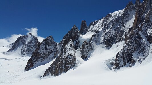 Chamonix mont blanc group mountains photo