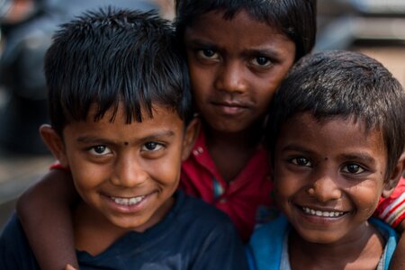 Smile childhood boy photo