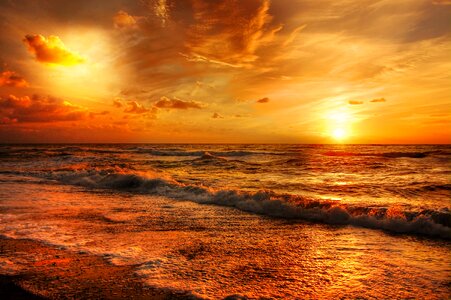 Nature landscape sunset