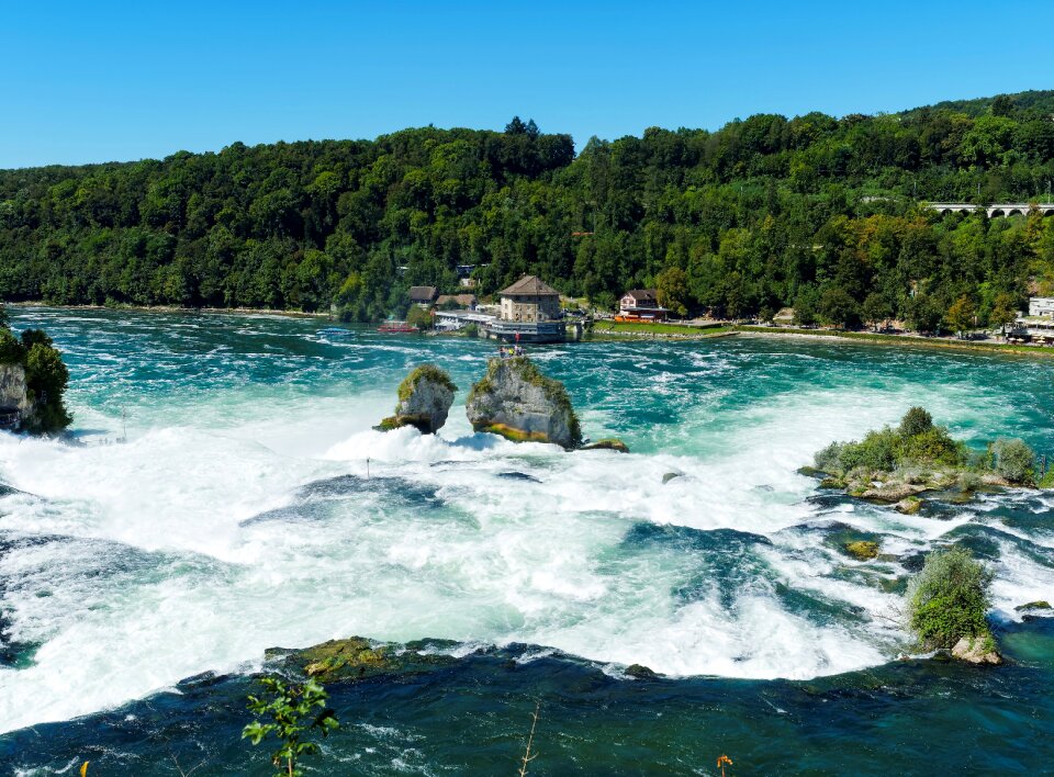 Rapids cascades rhine