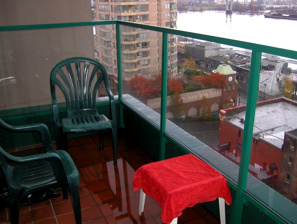 Water on the Balcony