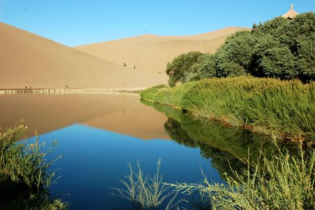 China gansu province mingsha photo