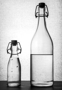 Drink thirst black and white