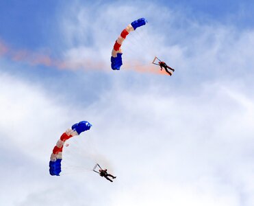 Celebration chute cloud