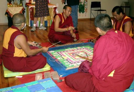 Tibetan Monks photo