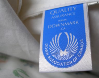 Feather Pillow Tag