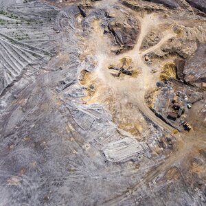 Bedrock truck stone