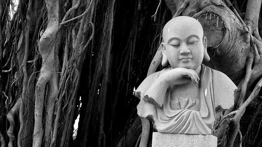 Religion black and white god