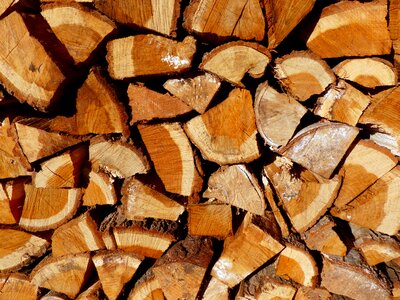 Firewood structure backgrounds photo