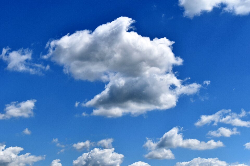 White sky blue sky