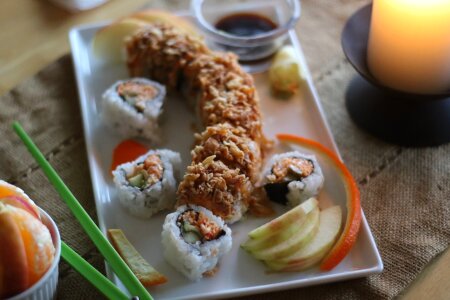 Tasty arrangement meal