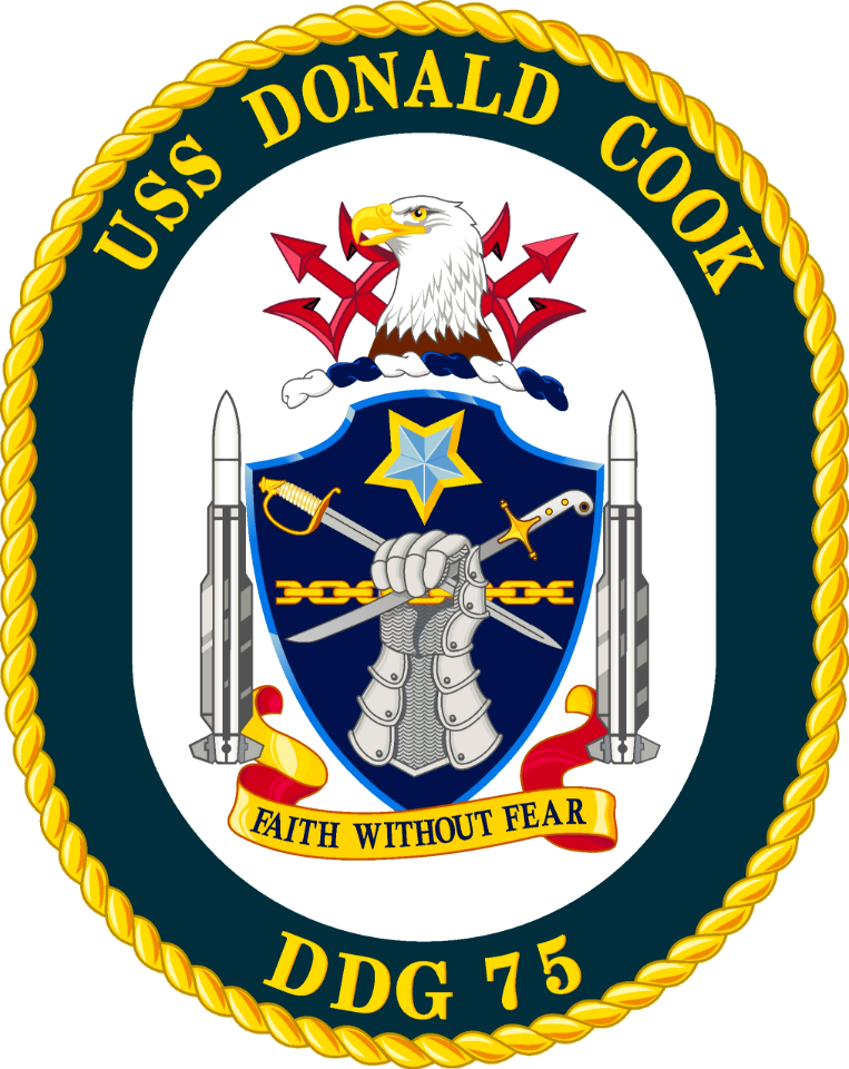 USS Donald Cook (DDG 75) Crest