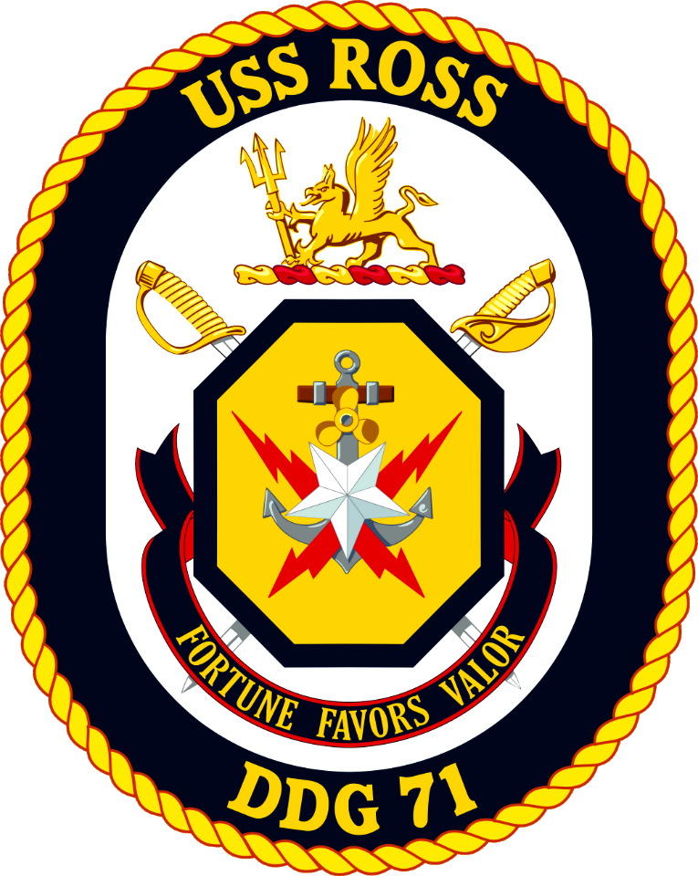 USS Ross (DDG 71) Crest