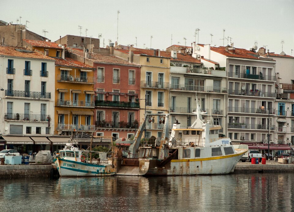 Trawler fishing boats mediterranean