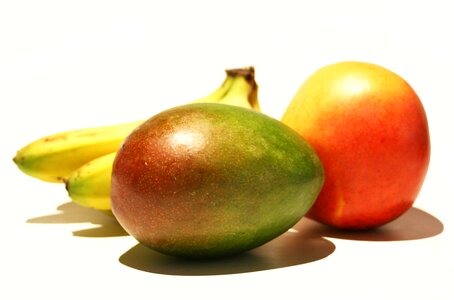 Banana mango orange