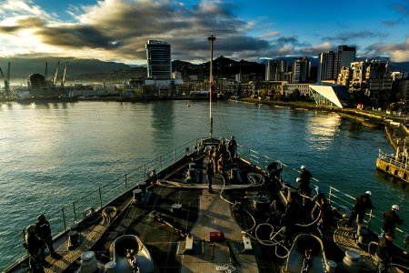 USS Oak Hill, 26th MEU Marines Visit Batumi, Georgia