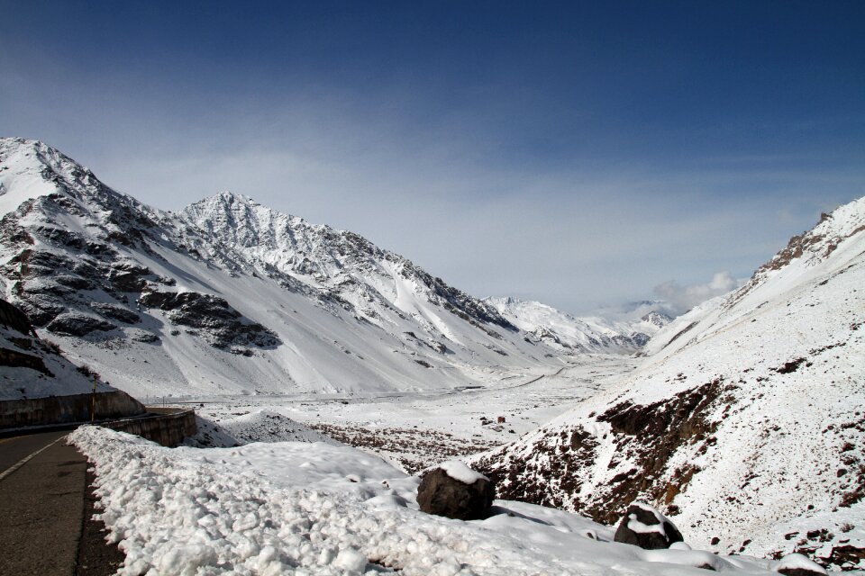 Nature winter landscape