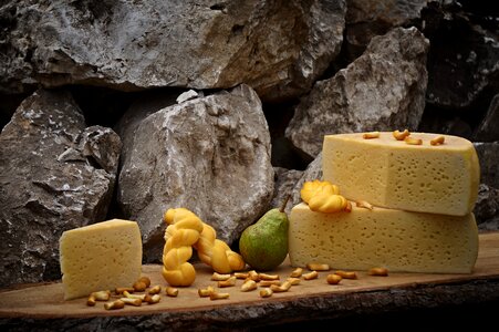 Cheese pear food