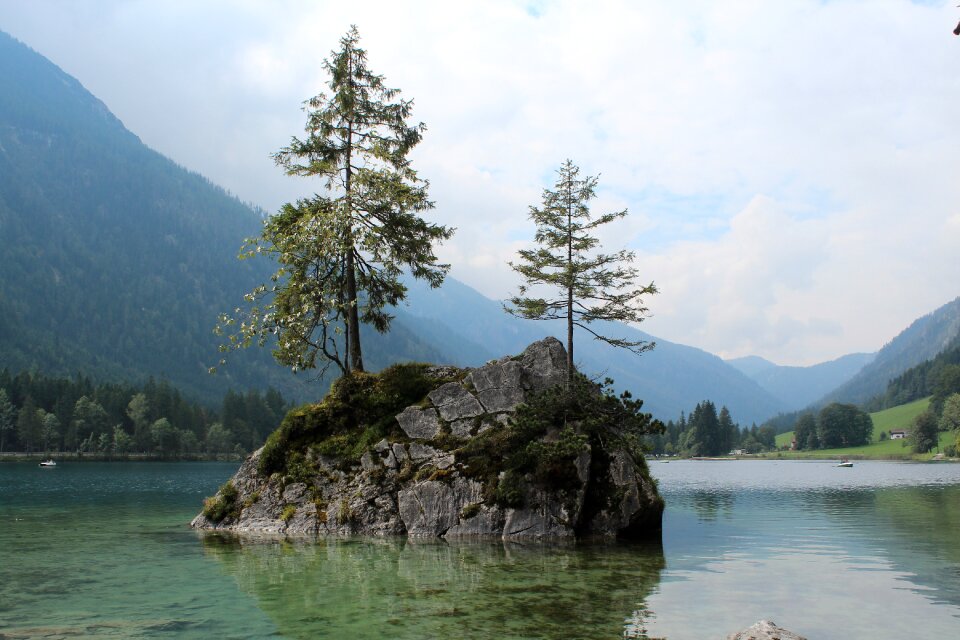 Lake nature trees photo