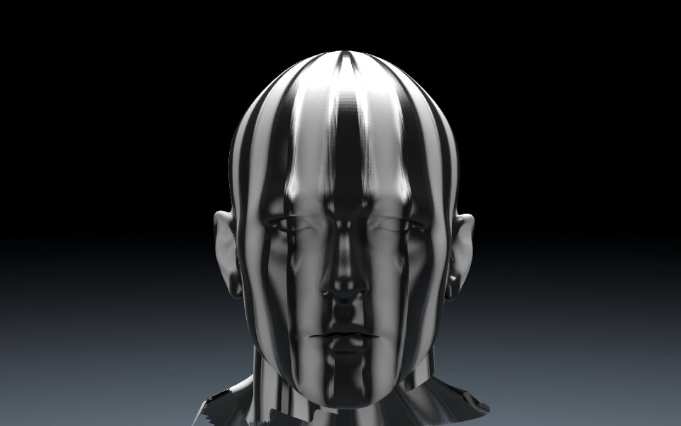 Head sculpture person