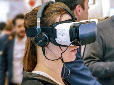 Virtual reality virtual reality photo