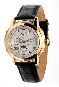 Golden watches clock face