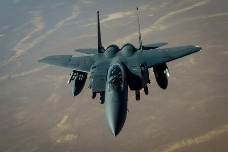 F-15e strike eagle refueling